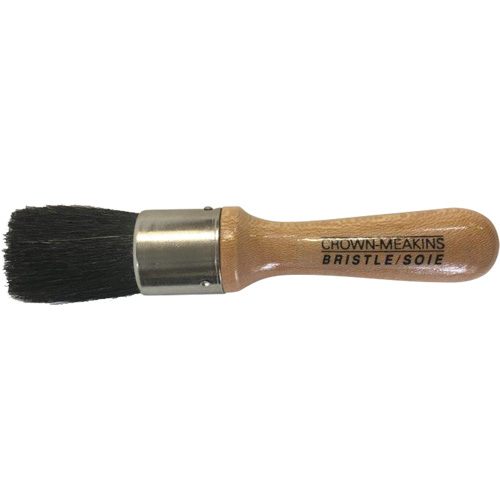 Brosse pour pochoirs, Soies naturelles, Manche Bois, Largeur de 1" Nia-Chem Ltd.