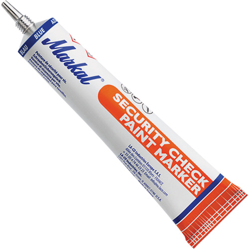 Security Check Paint Marker, 1.7 oz., Tube, Blue Nia-Chem Ltd.