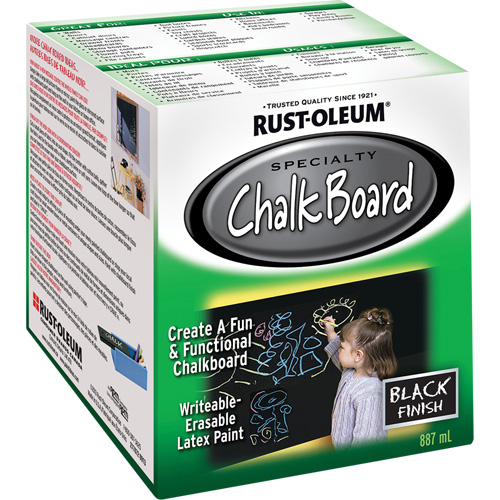 Chalk Board Paint, 877 ml, Can, Black Nia-Chem Ltd.