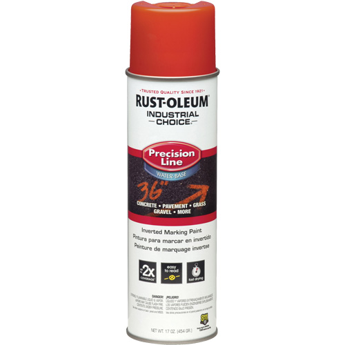 Peinture de marquage lin&eacute;aire de pr&eacute;cision &agrave; base d'eau M1800, 17 oz, Canette a&eacute;rosol Nia-Chem Ltd.