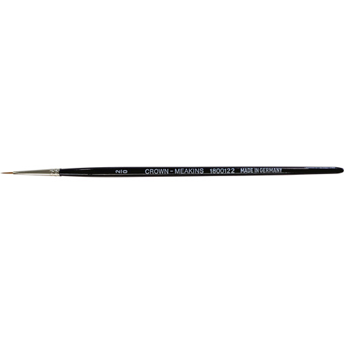 Round Artist Brush, #2/0 Brush Width, Synthetic, Wood Handle Nia-Chem Ltd.