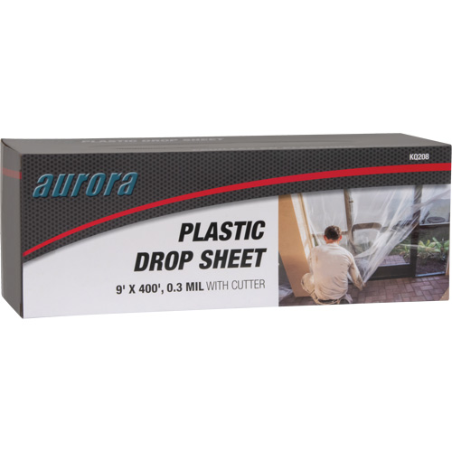Drop sheet, 400' L x 9' W, Plastic Nia-Chem Ltd.