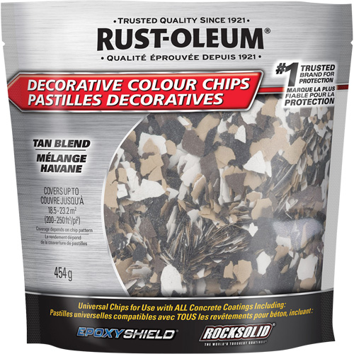 Decorative Colour Chips, 474 g, Bag, Tan Blend Nia-Chem Ltd.