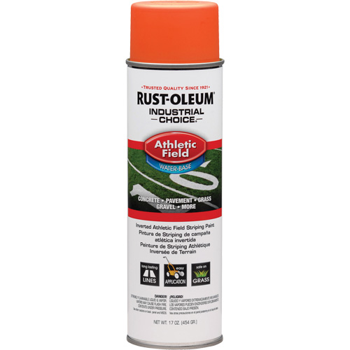 AF1600 Athletic Field Striping Paint, Orange, Aerosol Can Nia-Chem Ltd.
