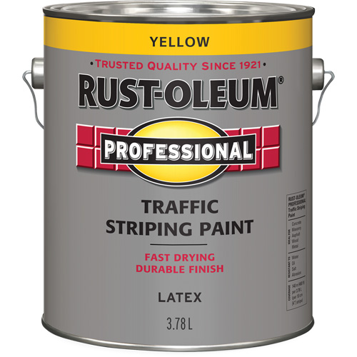 Peinture pour traçage de lignes de circulation, Jaune, 3,78 L, Cruche Nia-Chem Ltd.