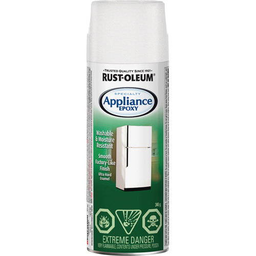 Rev&ecirc;tement &eacute;poxyde sp&eacute;cialis&eacute; pour &eacute;lectrom&eacute;nagers, Canette a&eacute;rosol, Blanc Nia-Chem Ltd.