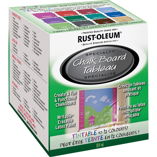 Peinture sp&eacute;cialis&eacute;e pour tableau noir, 824 ml, Trousse, Base &agrave; teinter Nia-Chem Ltd.