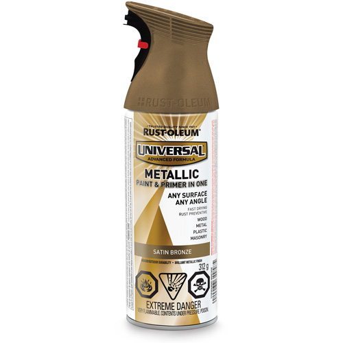 Universal&reg; Spray Paint, Bronze, Metallic/Satin, Aerosol Can Nia-Chem Ltd.
