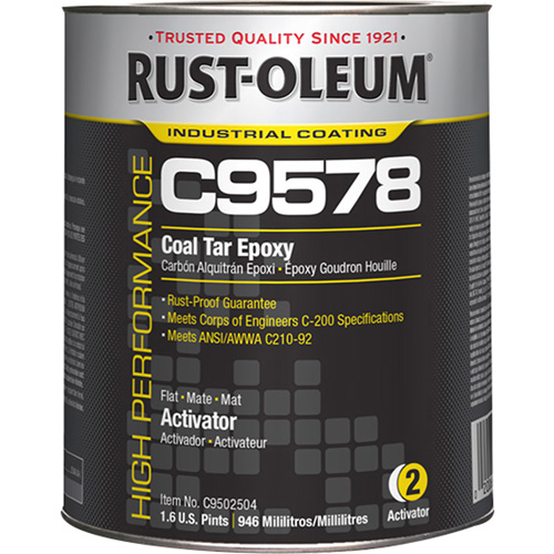 Activateur pour rev&ecirc;tement &eacute;poxydique &agrave; base de goudron de houille et &agrave; haute teneur en solides du syst&egrave;me C9578, 0,2 gal., Seau Nia-Chem Ltd.