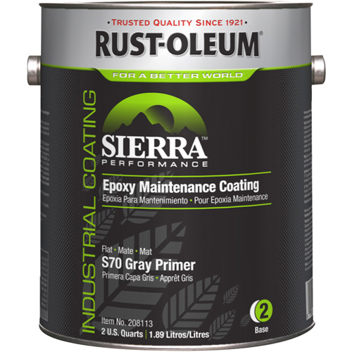 Sierra Performance S70/S71 Water-Based Epoxy Acrylic Primer, Gallon, Grey Nia-Chem Ltd.