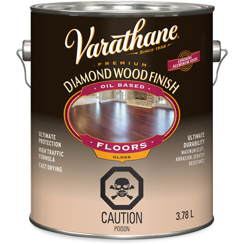Varathane&reg; Diamond Wood Finish Floors Coating, 3.78 L, Clear, Gloss Nia-Chem Ltd.