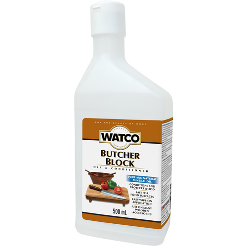 Watco&reg; Butcher Block Oil & Wood Conditioner, 473 ml, Clear, Transparent Nia-Chem Ltd.