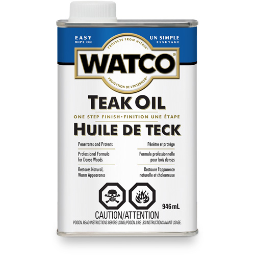 Watco&reg; Teak Oil, 946 ml, Clear, Transparent Nia-Chem Ltd.