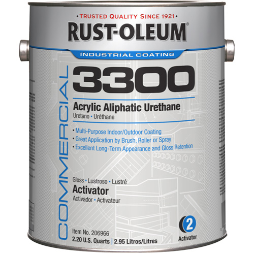 Syst&egrave;me 3300 de rev&ecirc;tement aliphatique &agrave; base dur&eacute;thane et dacrylique, 1 gal., Brillant Nia-Chem Ltd.