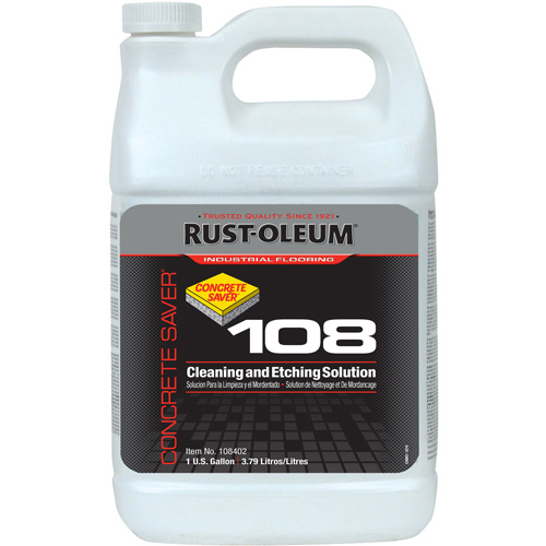 Solution de nettoyage et de gravure 108 Concrete Saver Nia-Chem Ltd.