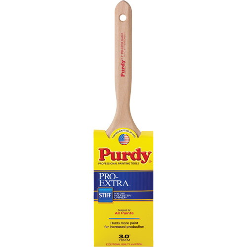 Pinceau Pro-Extra Elasco, Mat&eacute;riau m&eacute;lang&eacute;, Manche Bois, Largeur de 3" Nia-Chem Ltd.