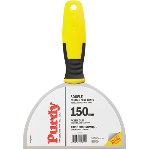Couteau &agrave; joints flexible pour entrepreneur, Lame Acier &agrave; haute teneur en carbone, Largeur 6", Manche Plastique Nia-Chem Ltd.