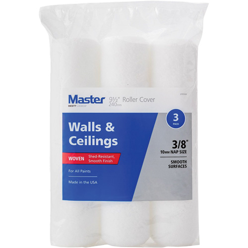 Master Woven Roller Cover, 10 mm (3/8") Nap, 240 mm (9-1/2") L Nia-Chem Ltd.