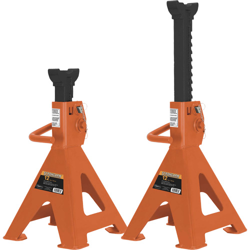 872B B&eacute;quilles de cric, Poign&eacute;e/rochet verrouillable, Capacit&eacute; de 12 tonne(s), 19-1/4" - 28-1/3" h Nia-Chem Ltd.