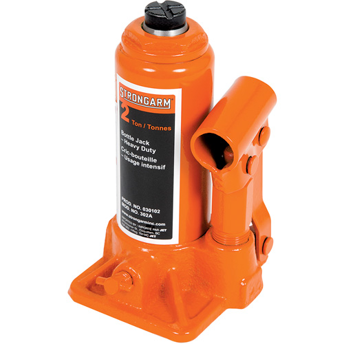 302A Cric-bouteille, 2 tonnes, Hydraulique &agrave; main, 12-1/2" Hauteur &eacute;lev&eacute;e Nia-Chem Ltd.