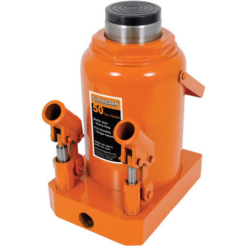 352A Bottle Jack, 50 tons, Manual Hydraulic, 19-3/4" Raised Height Nia-Chem Ltd.
