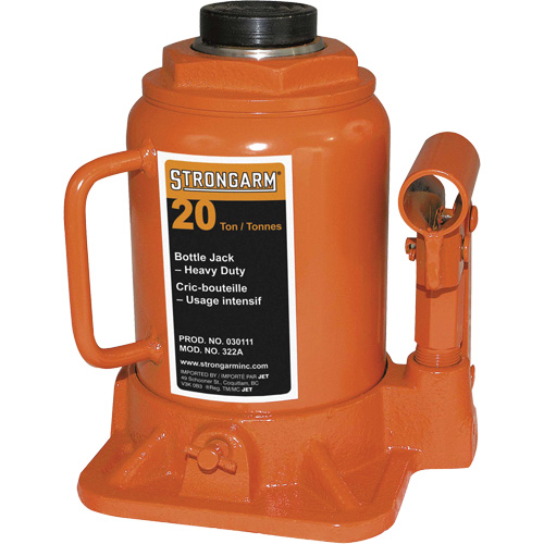 322A Cric-bouteille, 20 tonne(s), 14-3/4" Hauteur &eacute;lev&eacute;e Nia-Chem Ltd.