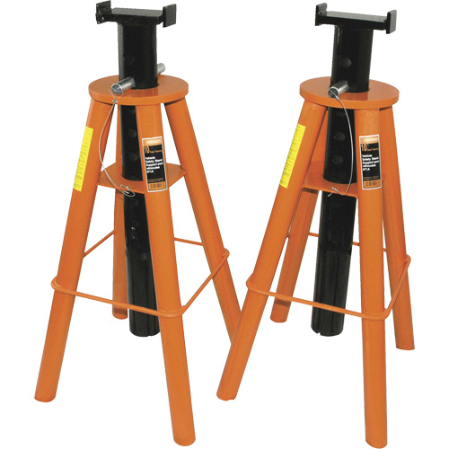 871A Truck Stand Set, 10 Tons Capacity, 30-3/4" - 46-1/4" H Nia-Chem Ltd.