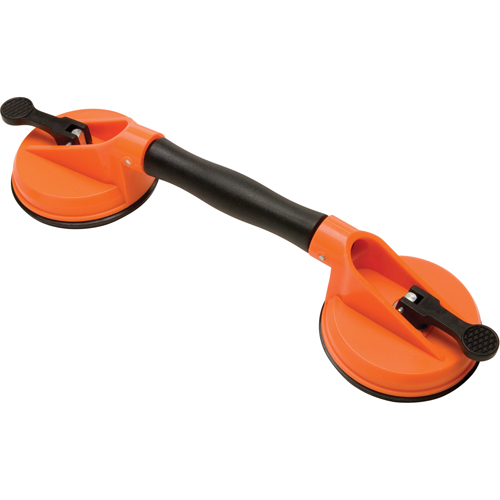 Ventouses de levage manuel - Ventouses doubles - pivotantes, 50 lb Capacit&eacute;, 4-5/8", Levier, 13" Longueur de la manche Nia-Chem Ltd.