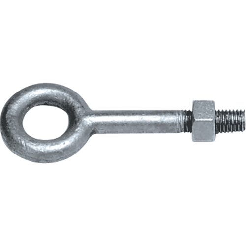 Eye Bolts, 1/2" Dia., 8" L, Galvanized, 2200 lbs. (1.1 tons) Capacity Nia-Chem Ltd.