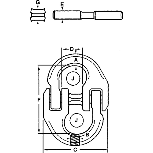Maillons de connexion en acier alli&eacute; Nia-Chem Ltd.