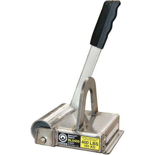 Basiclift Magnets, 400 lbs. (0.2 tons) Holding Cap., 7-1/2" L x 5-5/8" W x 5-1/2" H Nia-Chem Ltd.