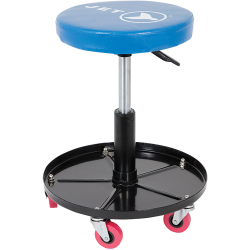 JMS-642A Adjustable Mechanic's Roller Seat, Vinyl, Blue, 300 lbs. Capacity Nia-Chem Ltd.