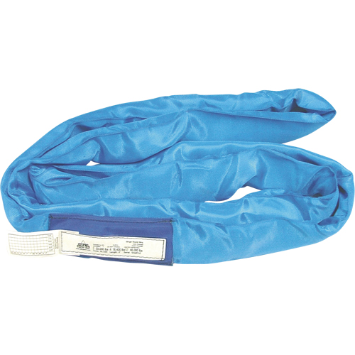 Round Slings, Blue, 4" W x 8' L, 23000 lbs. Vertical Load Nia-Chem Ltd.