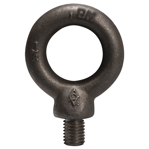 Machinery Eye Bolts, 3/8" Dia., 1-1/4" L, Uncoated Natural Finish, 1300 lbs. (0.65 tons) Capacity Nia-Chem Ltd.