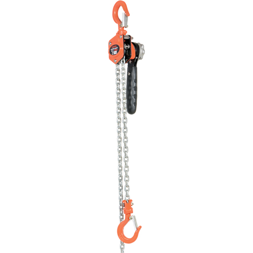 Mini Lever Hoist, 10' Lift, 500 lbs. (0.25 tons) Capacity, Steel Chain Nia-Chem Ltd.