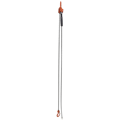 Mini palan &agrave; levier, Lev&eacute;e 10', Cabacit&eacute; 1000 lb (0,5 tonne), Chaîne en Acier Nia-Chem Ltd.