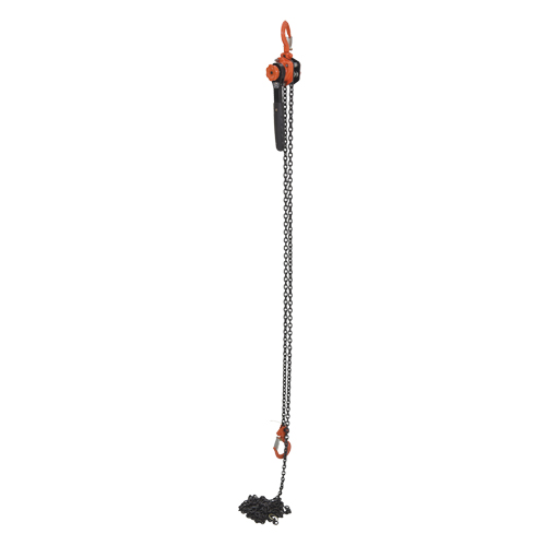 Mini Lever Hoist, 15' Lift, 1000 lbs. (0.5 tons) Capacity, Steel Chain Nia-Chem Ltd.