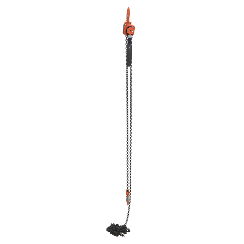 Mini Lever Hoist, 20' Lift, 1000 lbs. (0.5 tons) Capacity, Steel Chain Nia-Chem Ltd.