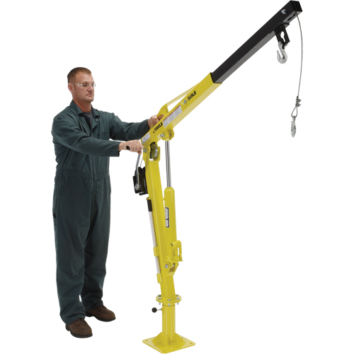 Winch Operated Truck Jib Crane, 500 lbs. (0.25 tons) Capacity, 102' Max. Clearance Nia-Chem Ltd.