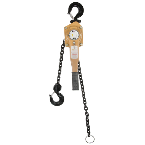 Heavy Duty Gold Series Lever Chain Hoist, 10' Lift, 12000 lbs. (6 tons) Capacity, Alloy Steel Chain Nia-Chem Ltd.
