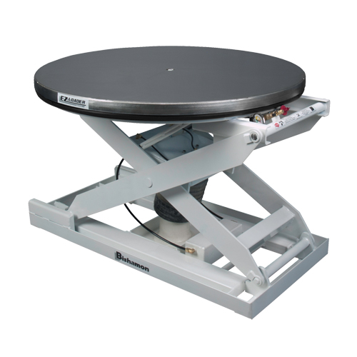 Positionneur pour palette &agrave; nivellement automatique EZ Loader E - plateforme en acier inoxydable, 43" lo x 43" la, Capacit&eacute; 4000 lb Nia-Chem Ltd.