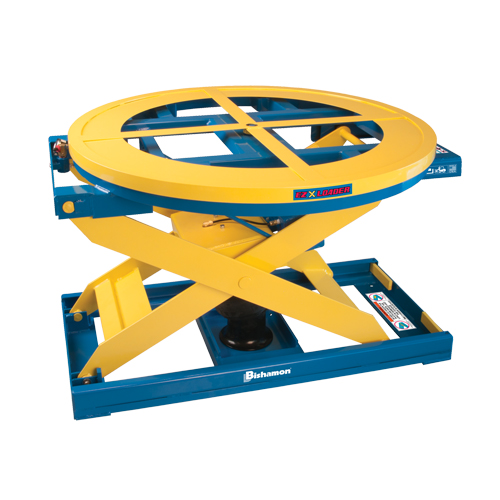 Positionneur pour palette &agrave; nivellement automatique EZ X Loader, 43" lo x 43" la, Capacit&eacute; 4000 lb Nia-Chem Ltd.