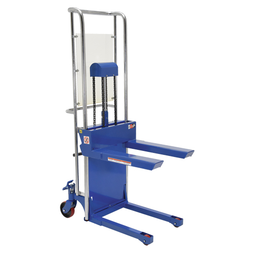 Gerbeur Hefti-Lift, M&eacute;canisme Pompe au pied, Capacit&eacute; de 880 lb, Levage max de 59" Nia-Chem Ltd.
