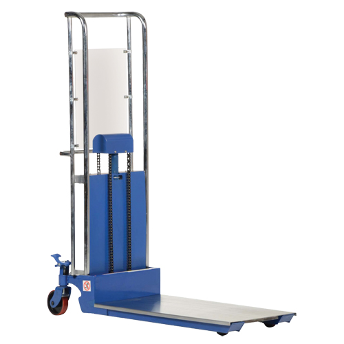 Hefti-Lift Load Stacker, Foot Pump Operated, 300 lbs. Capacity, 59" Max Lift Nia-Chem Ltd.
