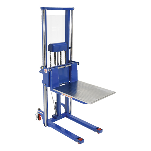 Gerbeur Hefti-Lift, M&eacute;canisme Pompe au pied, Capacit&eacute; de 1500 lb, Levage max de 63" Nia-Chem Ltd.