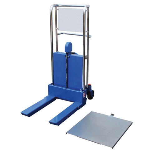 Hefti-Lift Load Stacker, Foot Pump Operated, 880 lbs. Capacity, 44" Max Lift Nia-Chem Ltd.