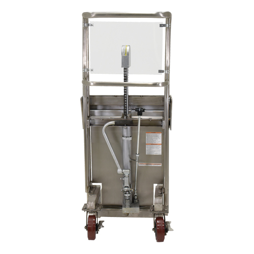 Gerbeur Hefti-Lift, M&eacute;canisme Pompe au pied, Capacit&eacute; de 450 lb, Levage max de 45-5/8" Nia-Chem Ltd.