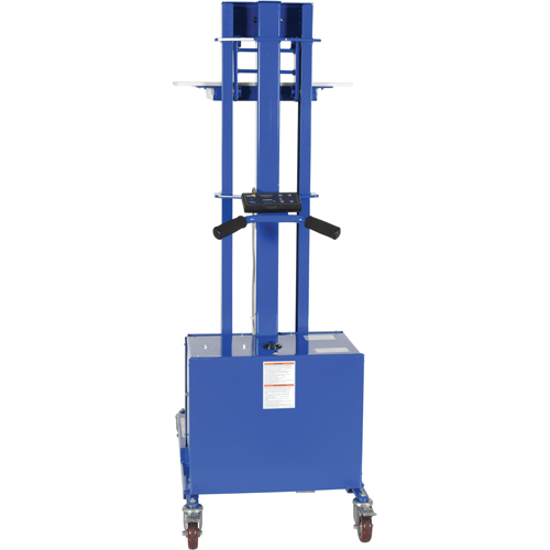 Quick Lift Stacker, Electric Operated, 400 lbs. Capacity, 57" Max Lift Nia-Chem Ltd.