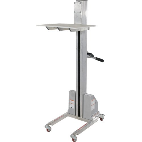 Gerbeur &agrave; levage rapide, M&eacute;canisme &eacute;lectrique, Capacit&eacute; de 175 lb, Levage max de 57" Nia-Chem Ltd.