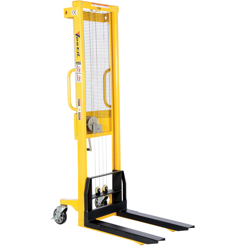 Manual Stacker, Hand Winch Operated, 770 lbs. Capacity, 60" Max Lift Nia-Chem Ltd.